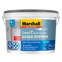 Marshall Краска Export-7 в/д для стен и потолков матовая (7% блеска) BC 9л. Матовая. 